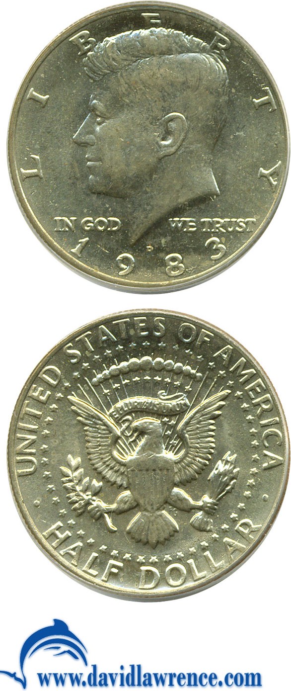 image for: 1983-D 50c PCGS MS66