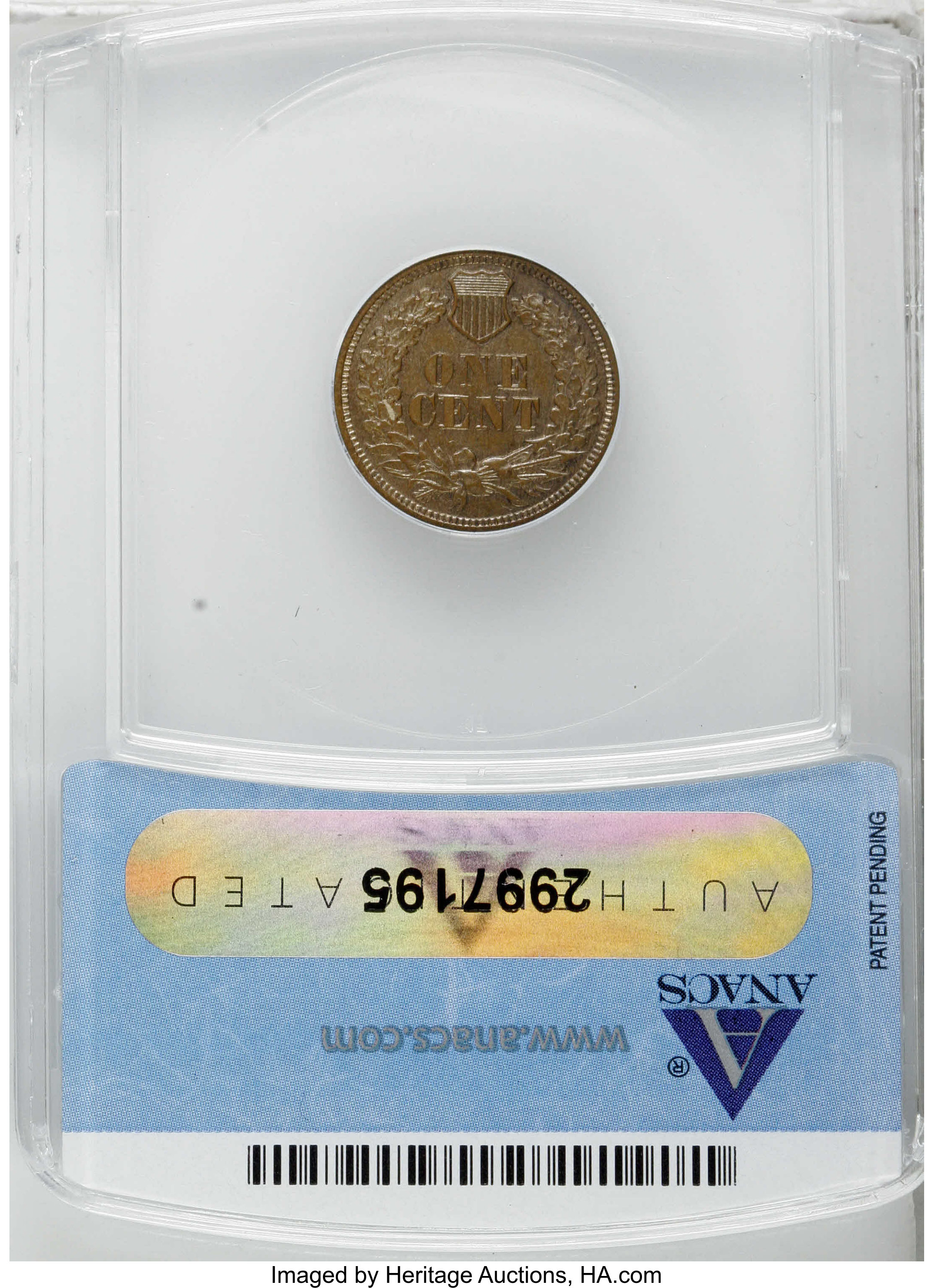 image for: 1871 1C PR62 Brown ANACS. NGC Census: (4/17). PCGS Population (2/12). Mintage: 960.  (#2300)...
