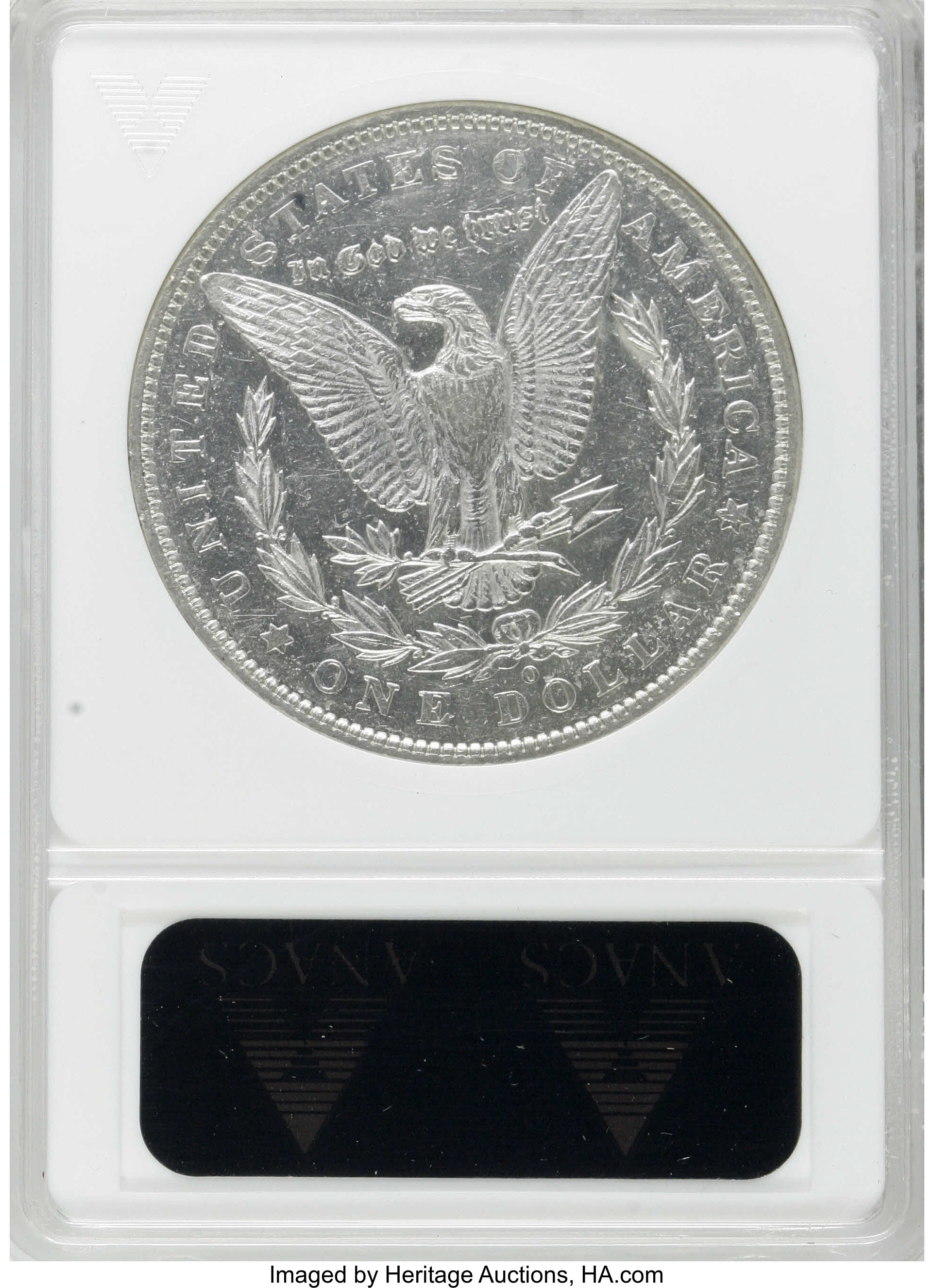 image for: 1892-O $1 AU58 Prooflike ANACS. NGC Census: (2/7). PCGS Population (0/12).   (#7217)From The Diamond Head Collection....