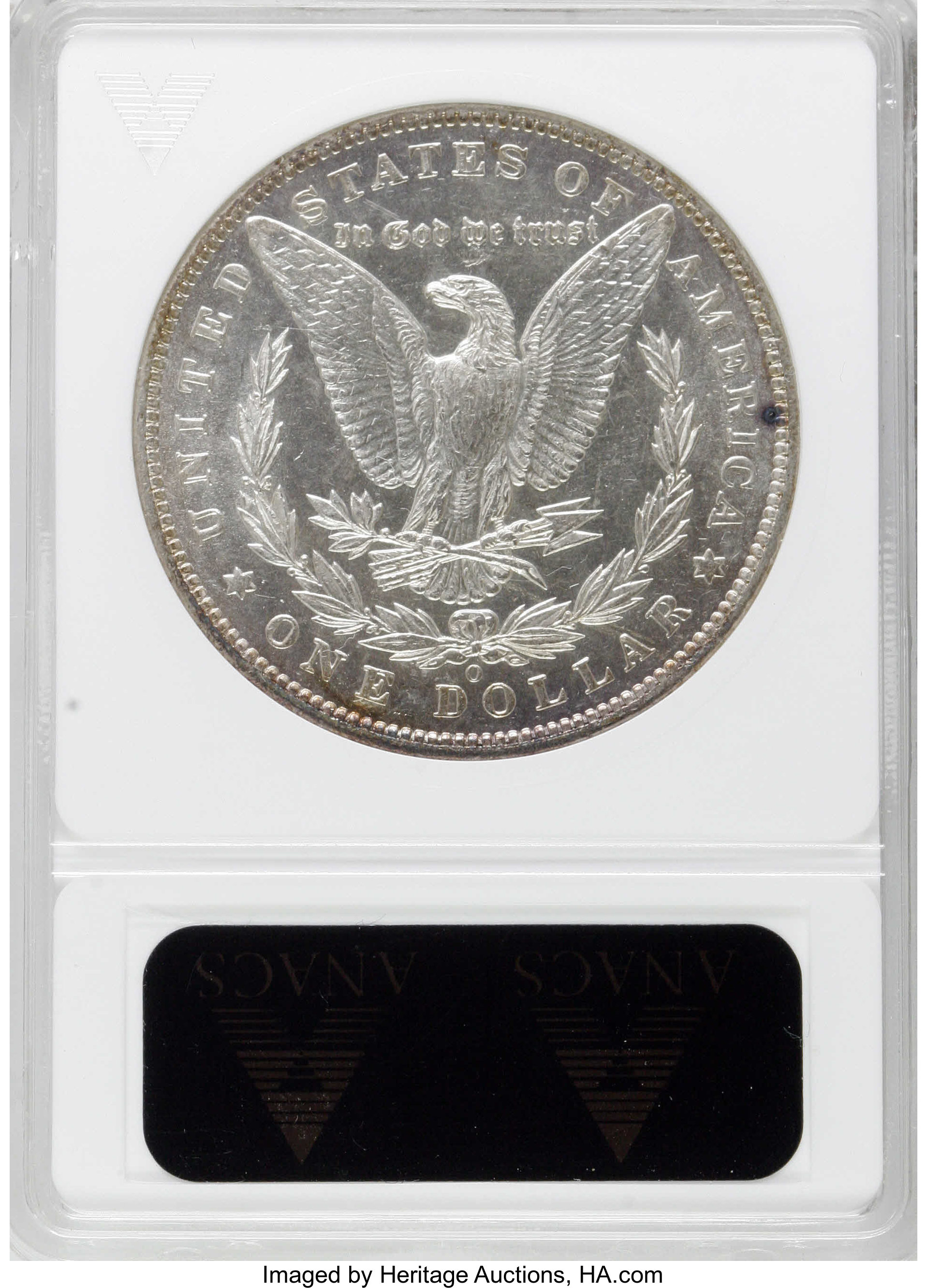 image for: 1896-O $1 AU58 Prooflike ANACS. NGC Census: (11/12). PCGS Population (1/8).  Numismedia Wsl. Price for NGC/PCGS coin in AU5...