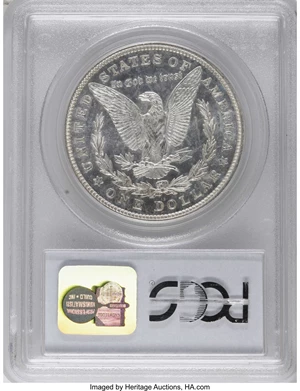 image for: 1921-D $1 MS64 Prooflike PCGS. Ex: Diamond Head. PCGS Population (12/3). NGC Census: (65/15). Numismedia Wsl. Price for NG...