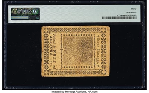 image for: Continental Currency February 26, 1777 $7 PMG Very Fine 30....