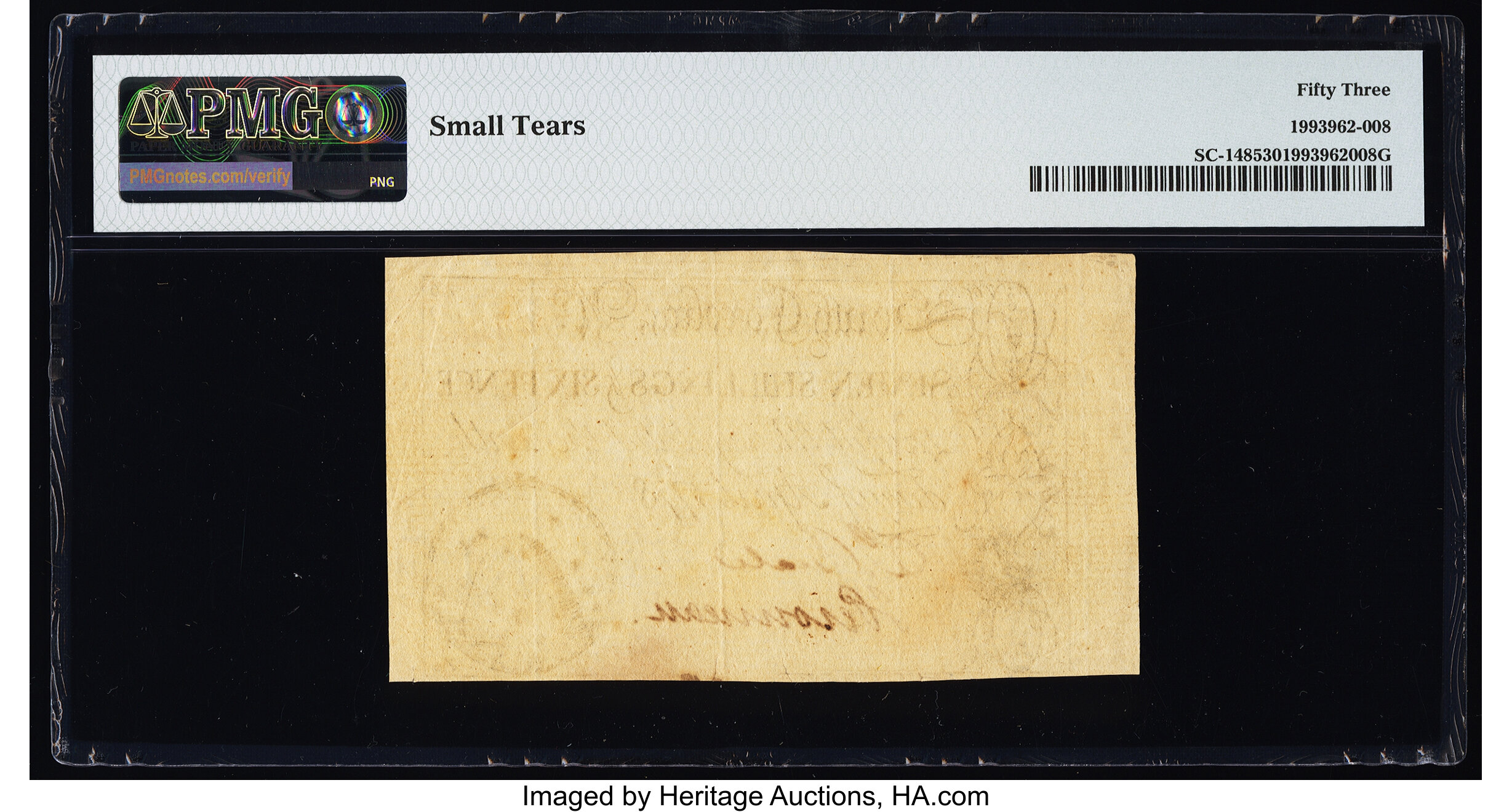 image for: South Carolina April 10, 1778 7s 6d PMG About Uncirculated 53....