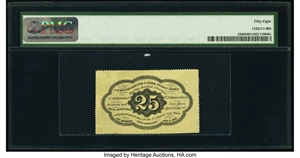 image for: Fr. 1280 25¢ First Issue PMG Choice About Unc 58....