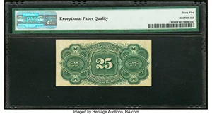 image for: Fr. 1303 25¢ Fourth Issue PMG Gem Uncirculated 65 EPQ....