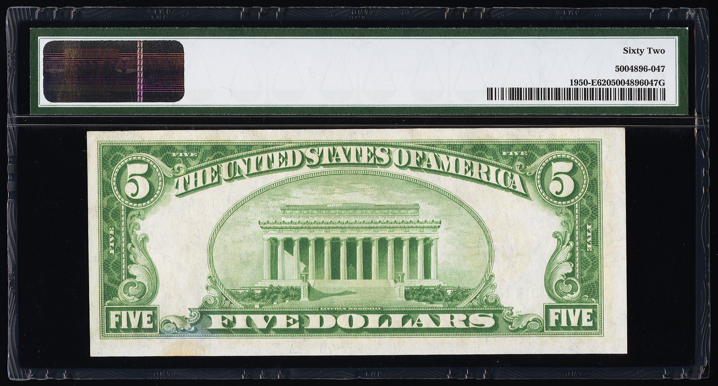 image for: Fr. 1950-E $5 1928 Federal Reserve Note. PMG Uncirculated 62....