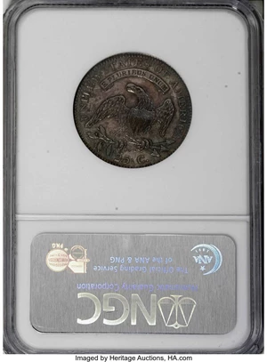 image for: 1827/3 25C Restrike PR62 NGC....