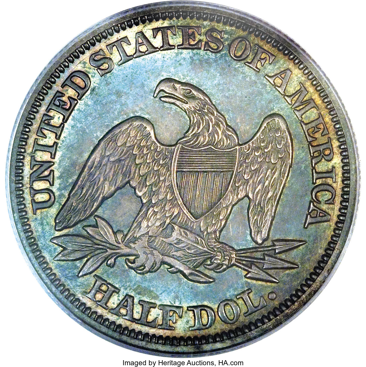 image for: 1854 50C PR64 PCGS....
