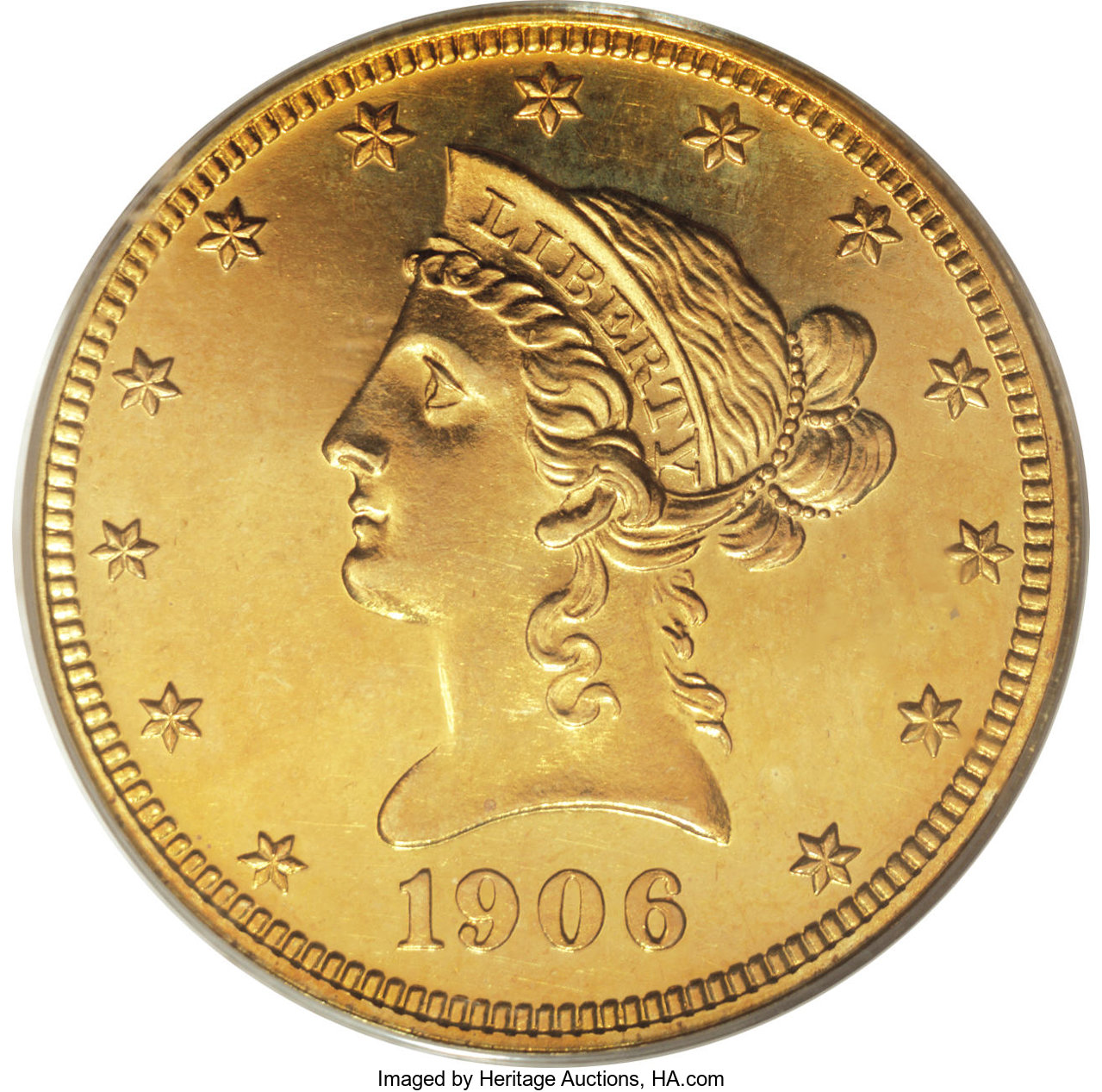 image for: 1906 $10 PR63 PCGS....