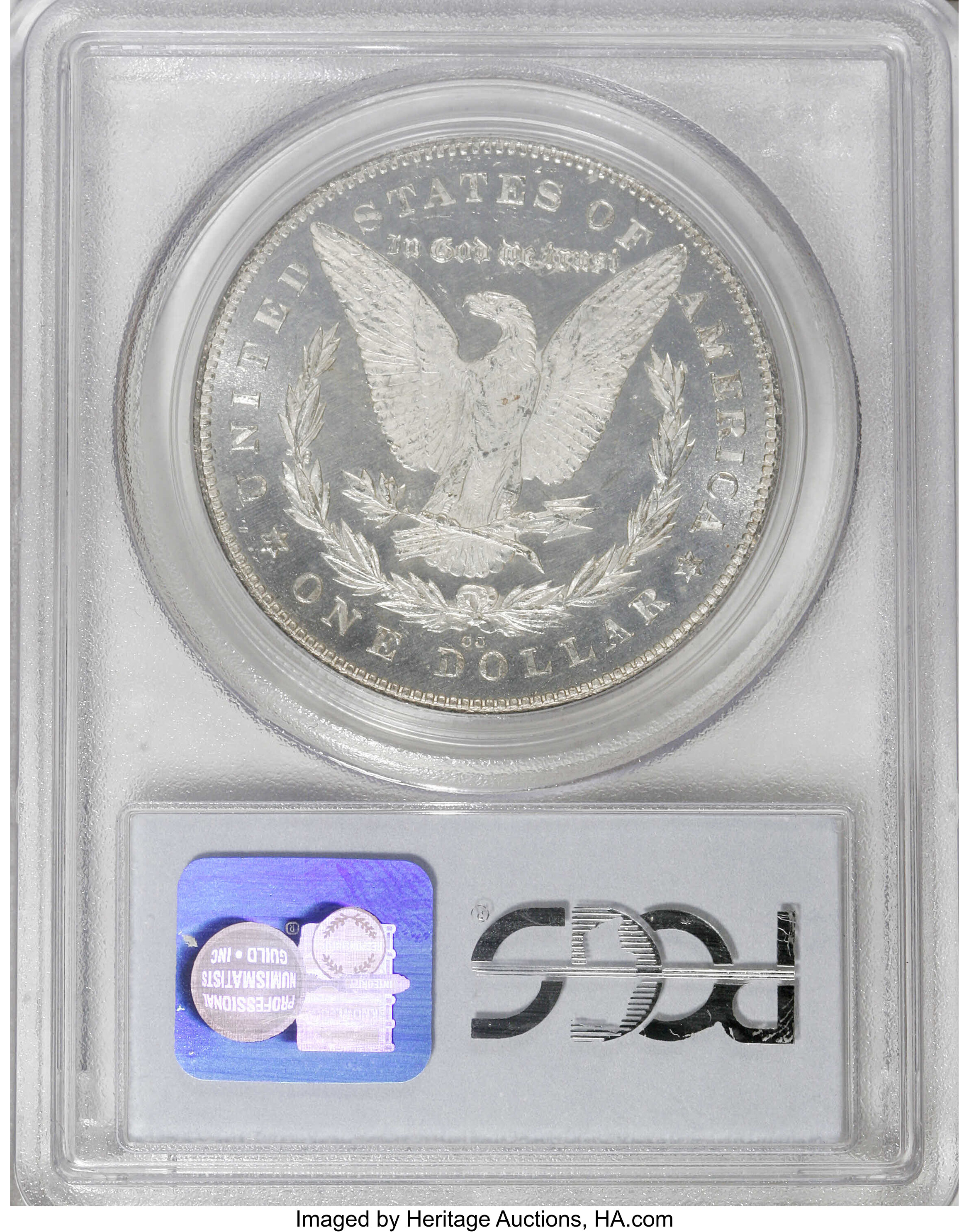 image for: 1880/79-CC $1 Reverse of 1878 MS62 Deep Mirror Prooflike PCGS....