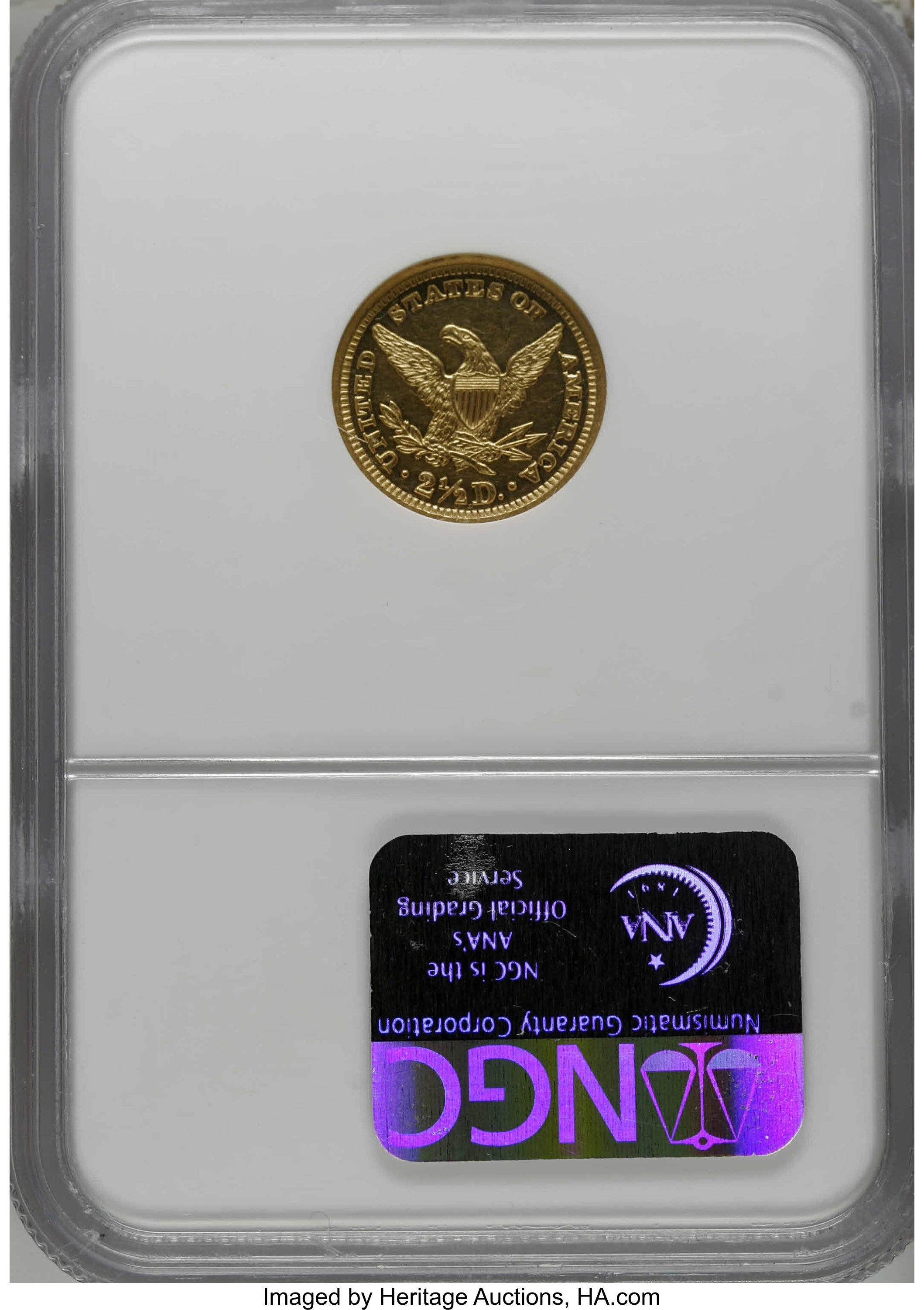 image for: 1890 $2 1/2 PR60 NGC....