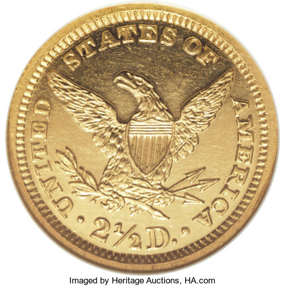 image for: 1890 $2 1/2 PR60 NGC....