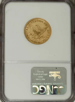 image for: 1842 $5 Small Letters AU50 NGC....
