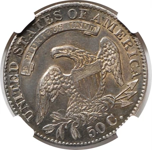image for: 1833 Capped Bust Half Dollar. O-106. Rarity-2. EF-45 (NGC).