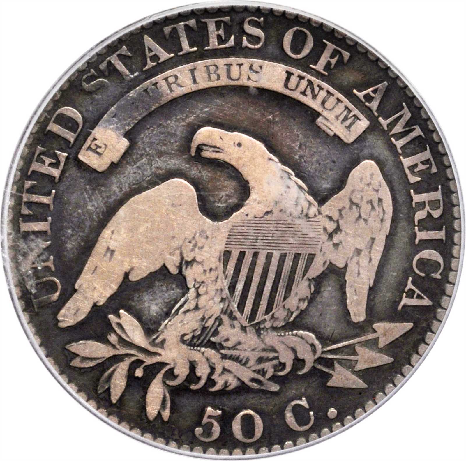 image for: 1819 Capped Bust Half Dollar. O-107. Rarity-4. Fine-12 (PCGS).