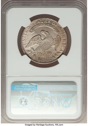 image for: 1831 50C O-107, R.3, MS65 NGC....