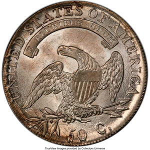 image for: 1808 50C O-107a, R.3, MS63+ PCGS....