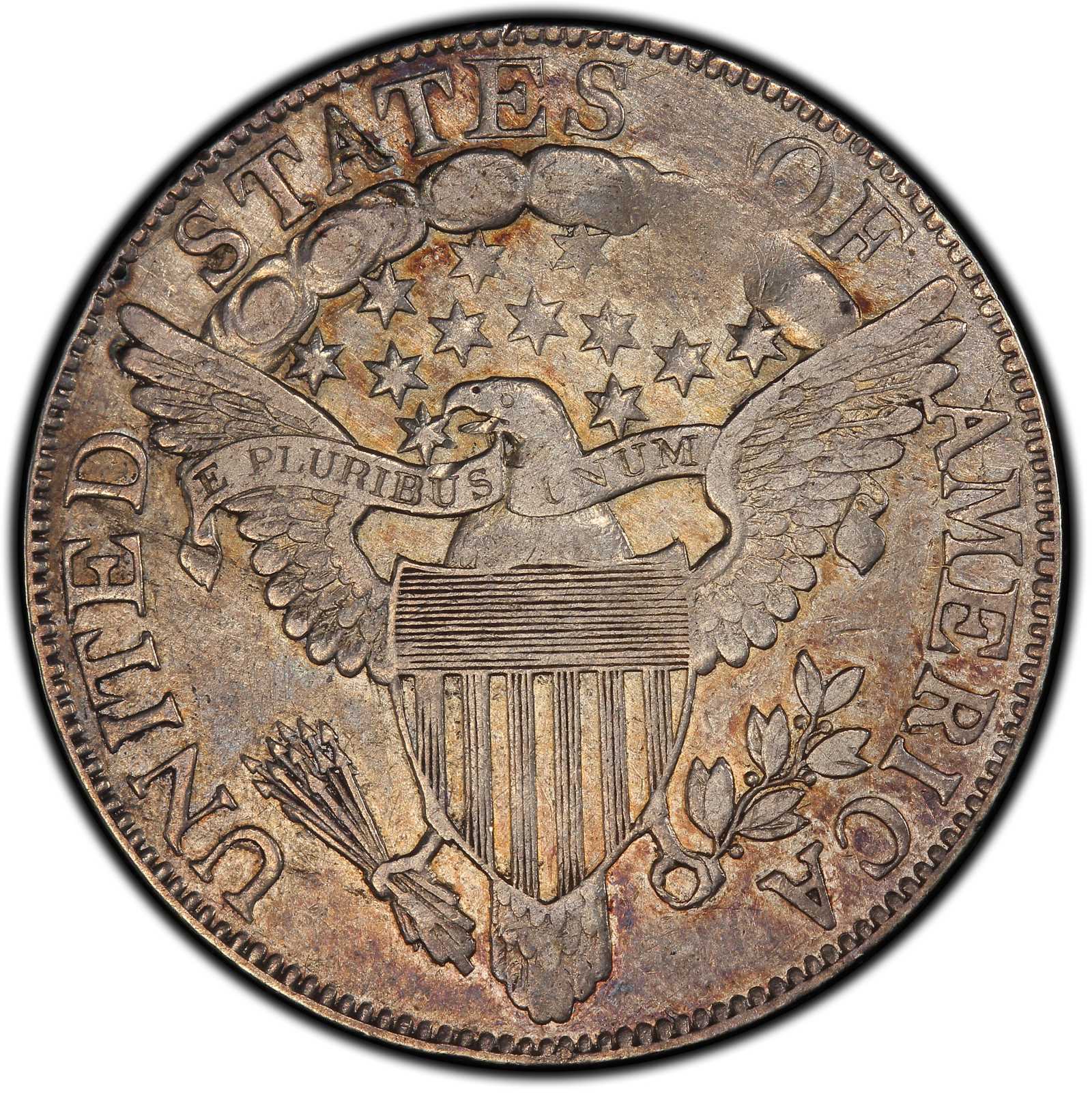 image for: 1806 Draped Bust Half Dollar. Overton-108. Rarity-7. Knobbed 6, No Stem. EF-40 (PCGS).