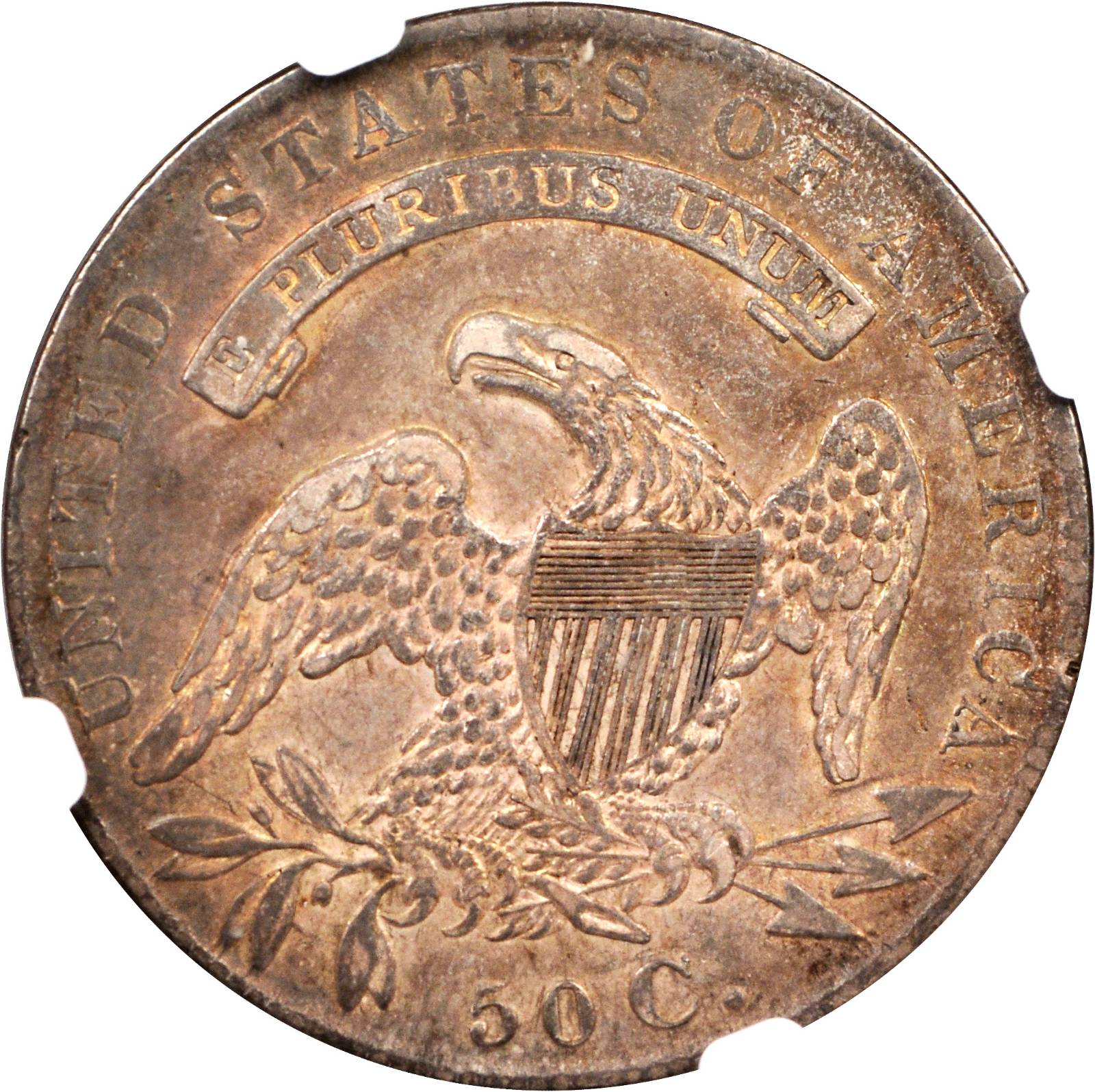 image for: 1835 Capped Bust Half Dollar. O-110. Rarity-2. AU-50 (NGC).