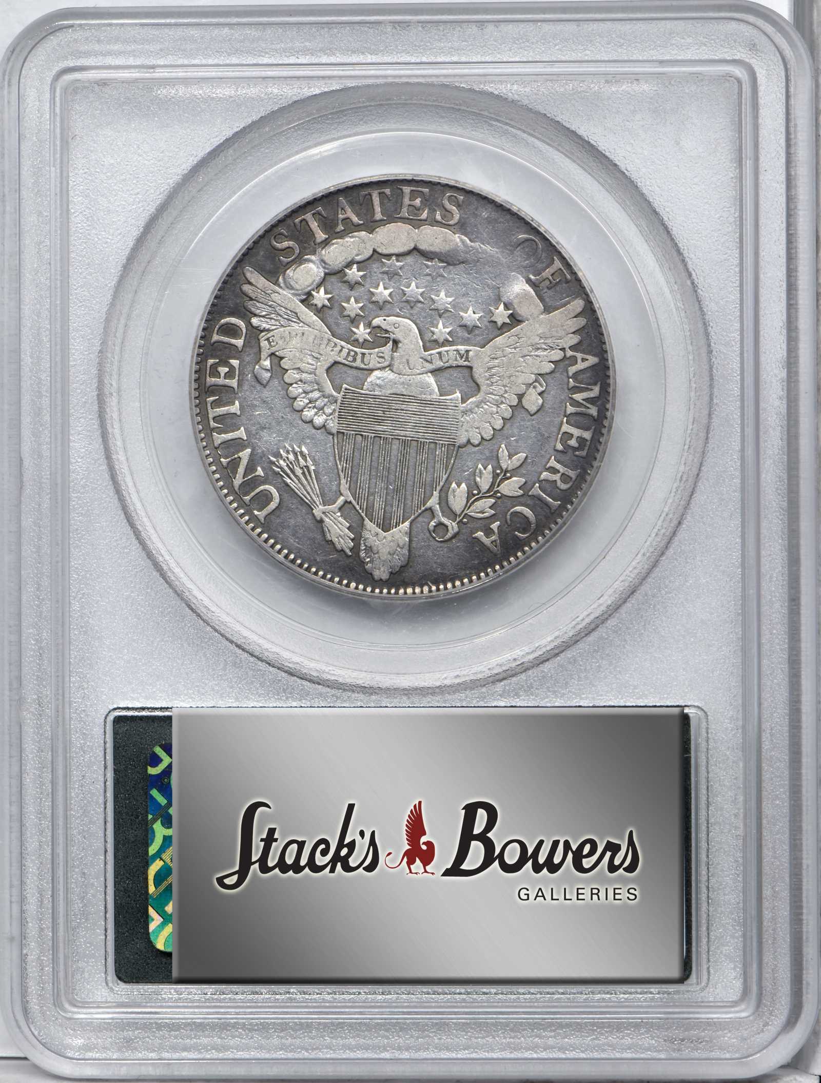 image for: 1806 Draped Bust Half Dollar. O-108, T-2. Rarity-7. Knobbed 6, Stem Not Through Claw. VF-35 (PCGS). OGH.