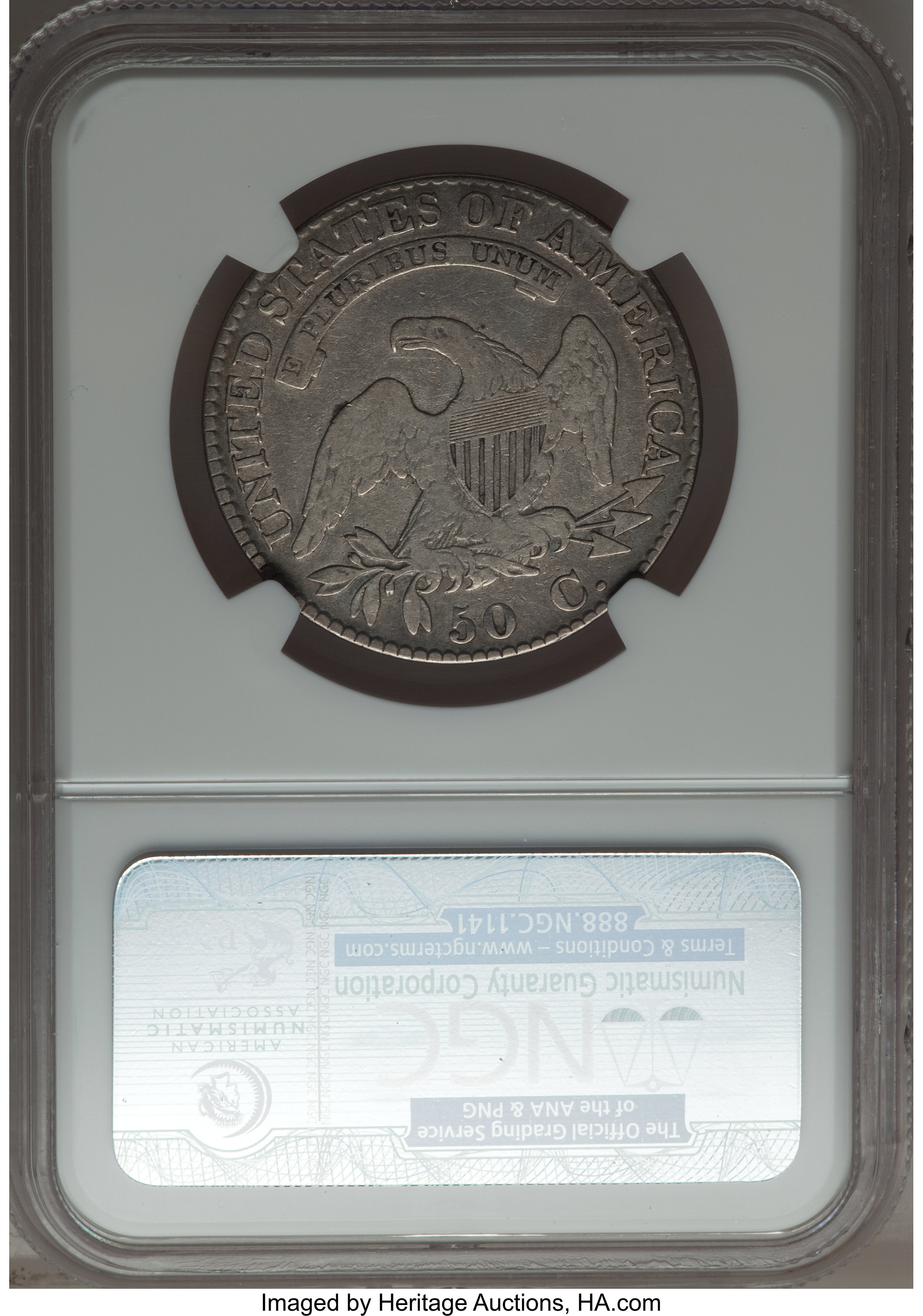 image for: 1824/1 50C O-102, High R.5, Good 6 NGC. NGC Census: (0/0). PCGS Population (1/6).  From The Skidaway Island Collection,...