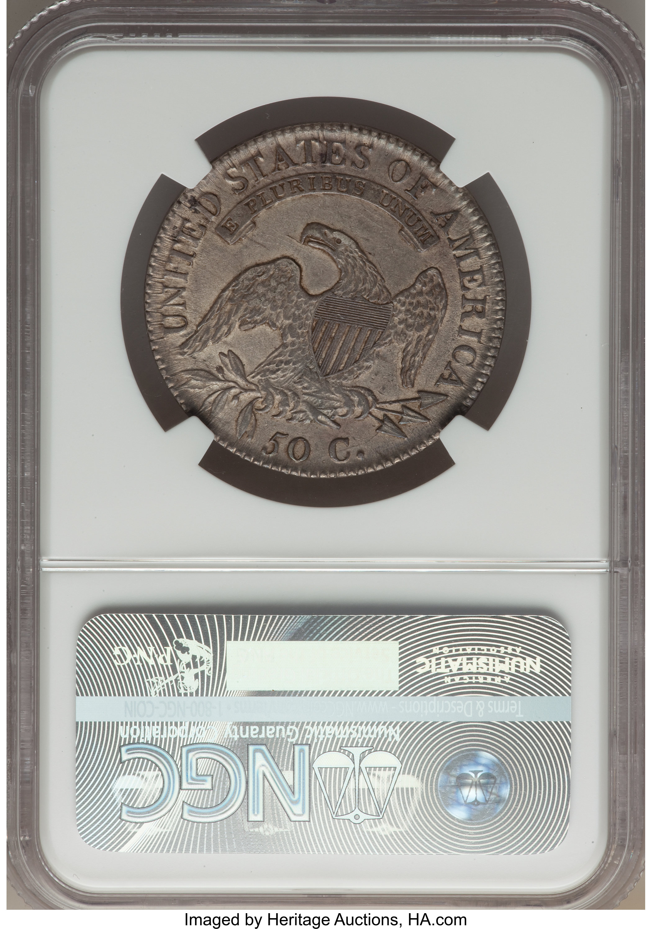 image for: 1817 50C O-113a, R.4, AU55 NGC....
