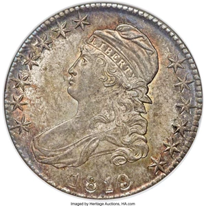 image for: 1819 50C O-109a, R.2, MS63 NGC. CAC....