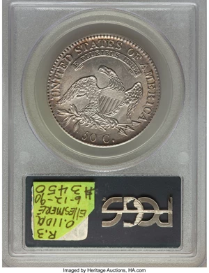 image for: 1817 50C O-110a, R.2, MS63 PCGS....