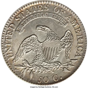 image for: 1817 50C O-110a, R.2, MS63 PCGS....