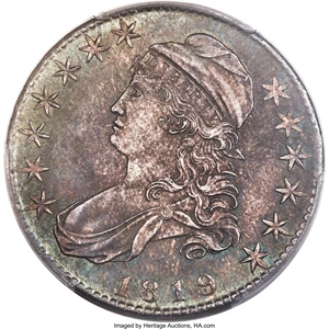 image for: 1819 50C O-112, R.3, MS63 PCGS....