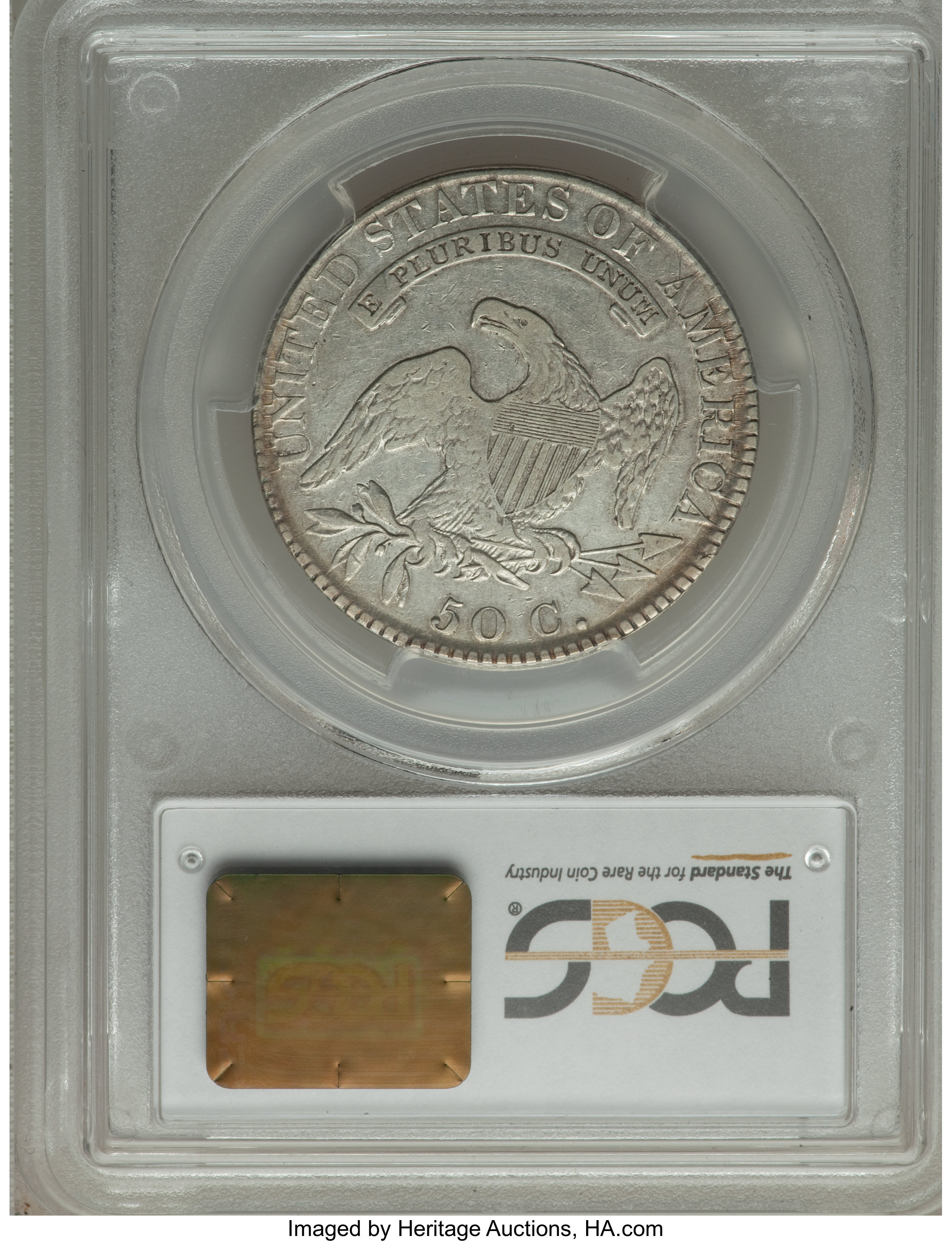 image for: 1819 50C O-108, R.3, VF30 PCGS. PCGS Population (2/10). NGC Census: (0/12). Mintage: 2,208,000. ...