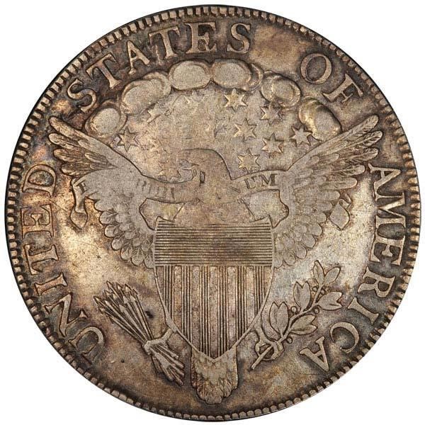 image for: 50C 1806 POINTED 6 STEM PCGS VF30