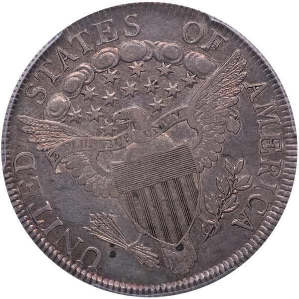 image for: 50C 1806 POINTED 6, STEM O-119 PCGS AU55 CAC