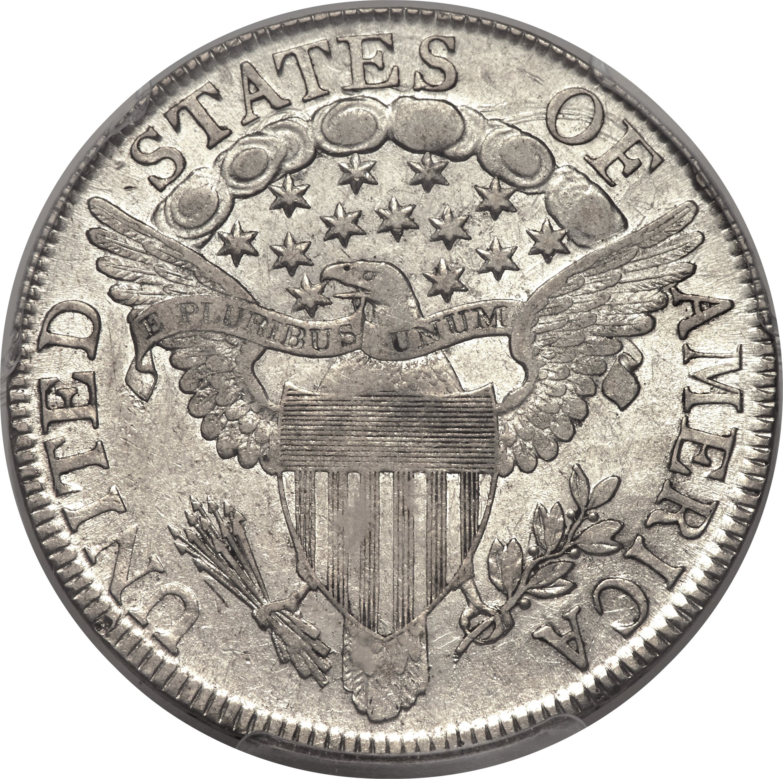 image for: 1807 50C Draped Bust, O-103, T-11, R.3, AU50 PCGS....