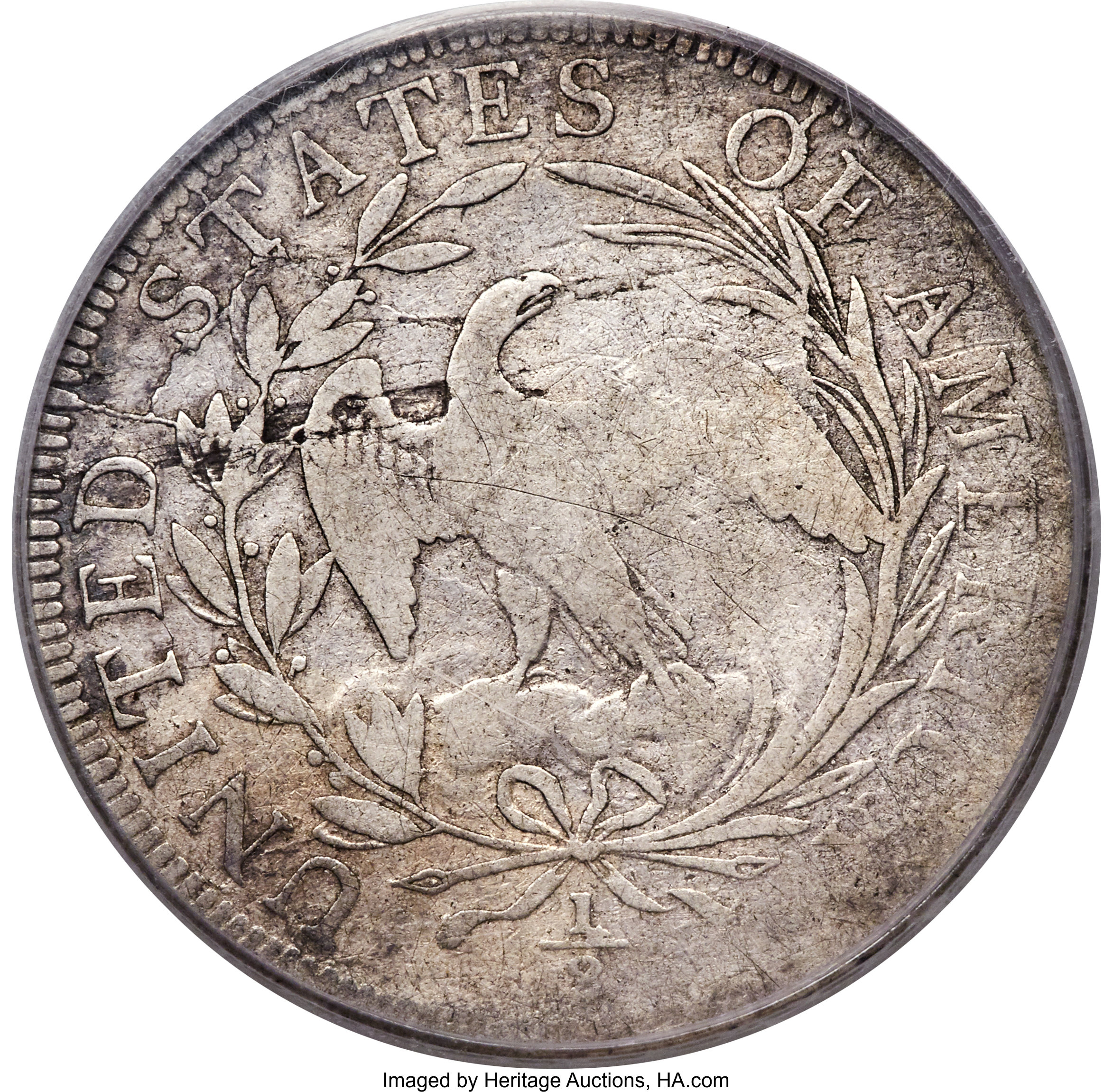 image for: 1797 50C O-101a, T-1, High R.4, VG8 PCGS....