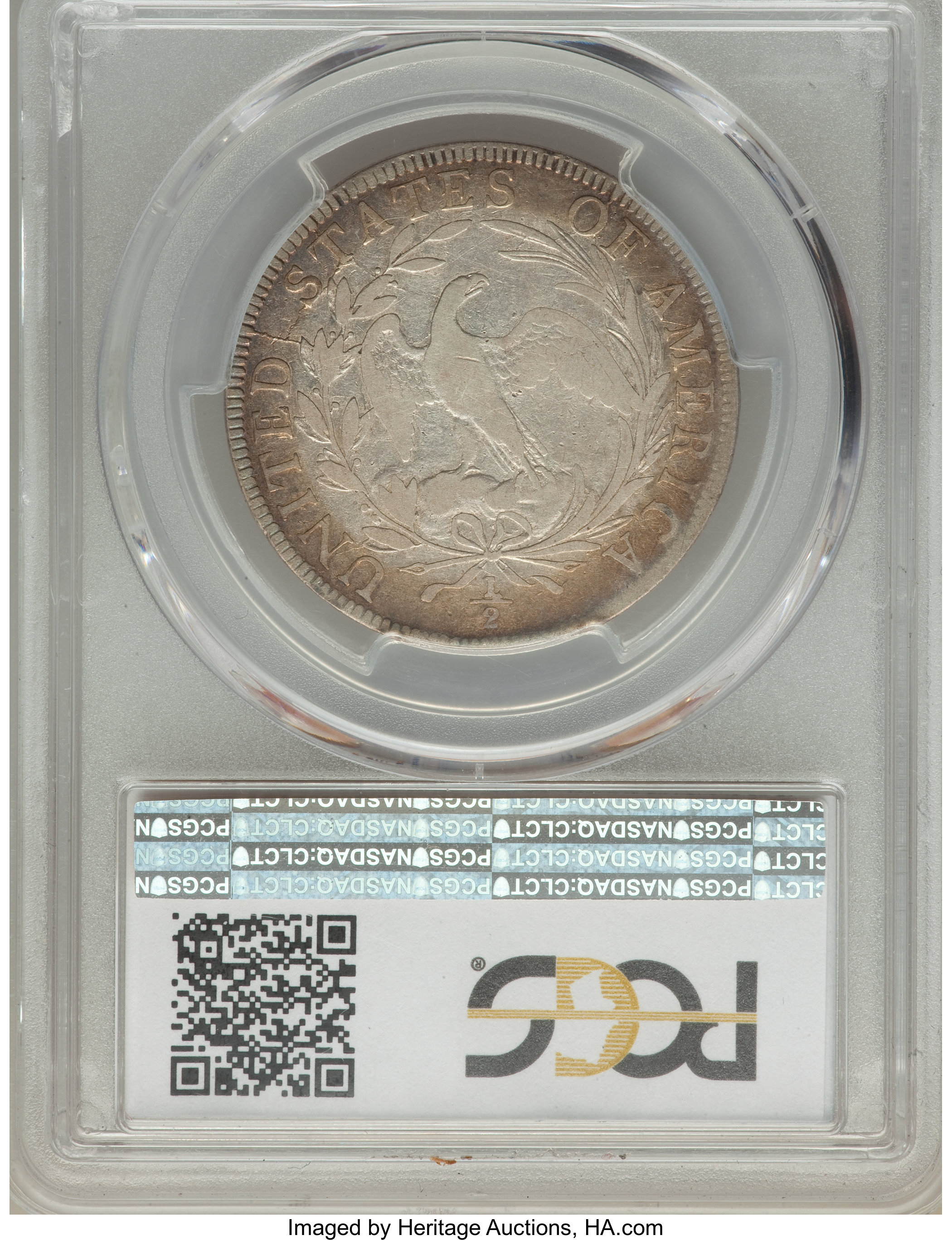 image for: 1797 50C O-101a, T-1, High R.4, Fine 15 PCGS Secure. Amato 438....