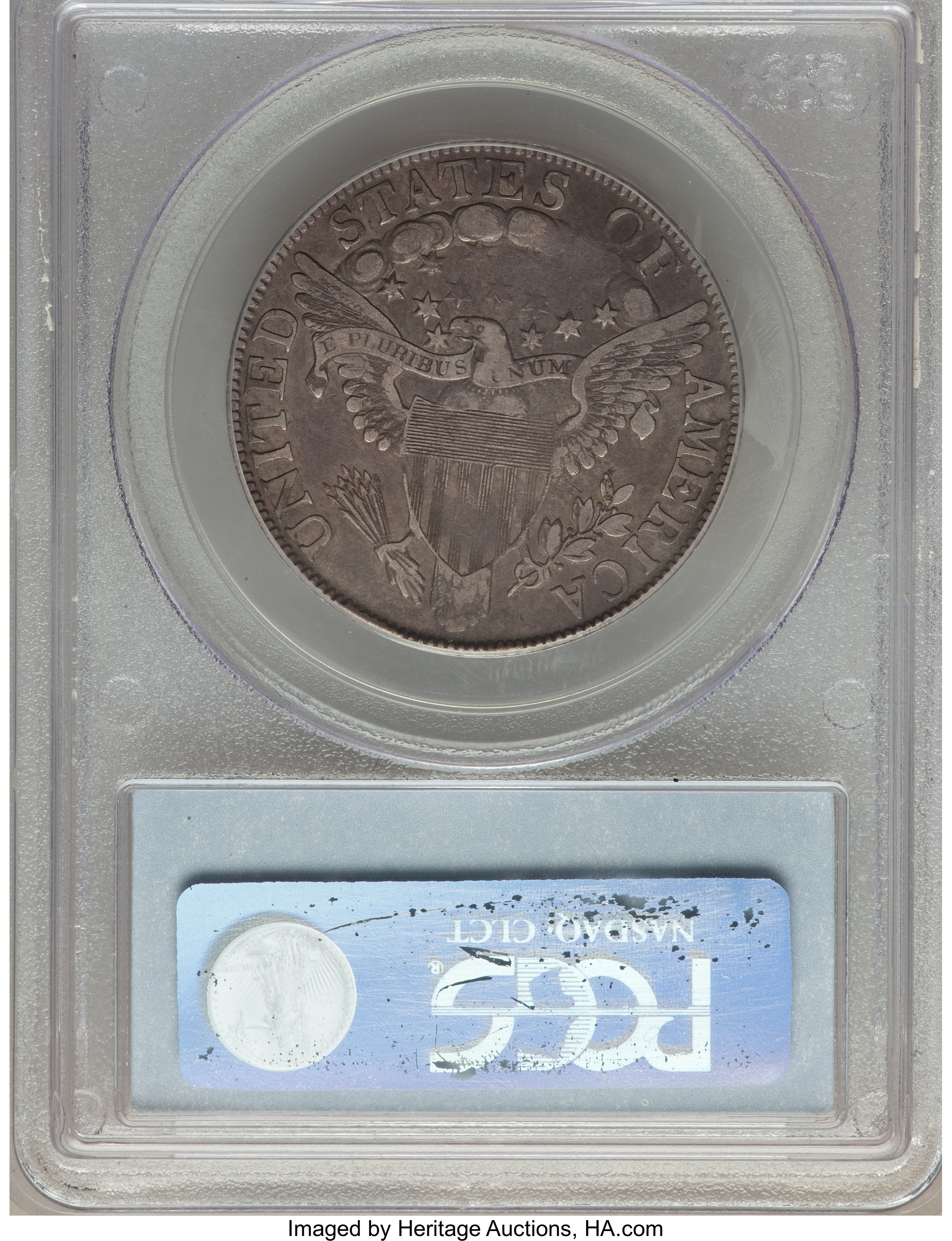 image for: 1806 50C Knob 6, Small Stars, O-107a, T-3, High R.4, XF40 PCGS. CAC....