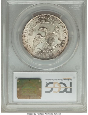 image for: 1823 50C O-108a, R.3, AU58 PCGS....