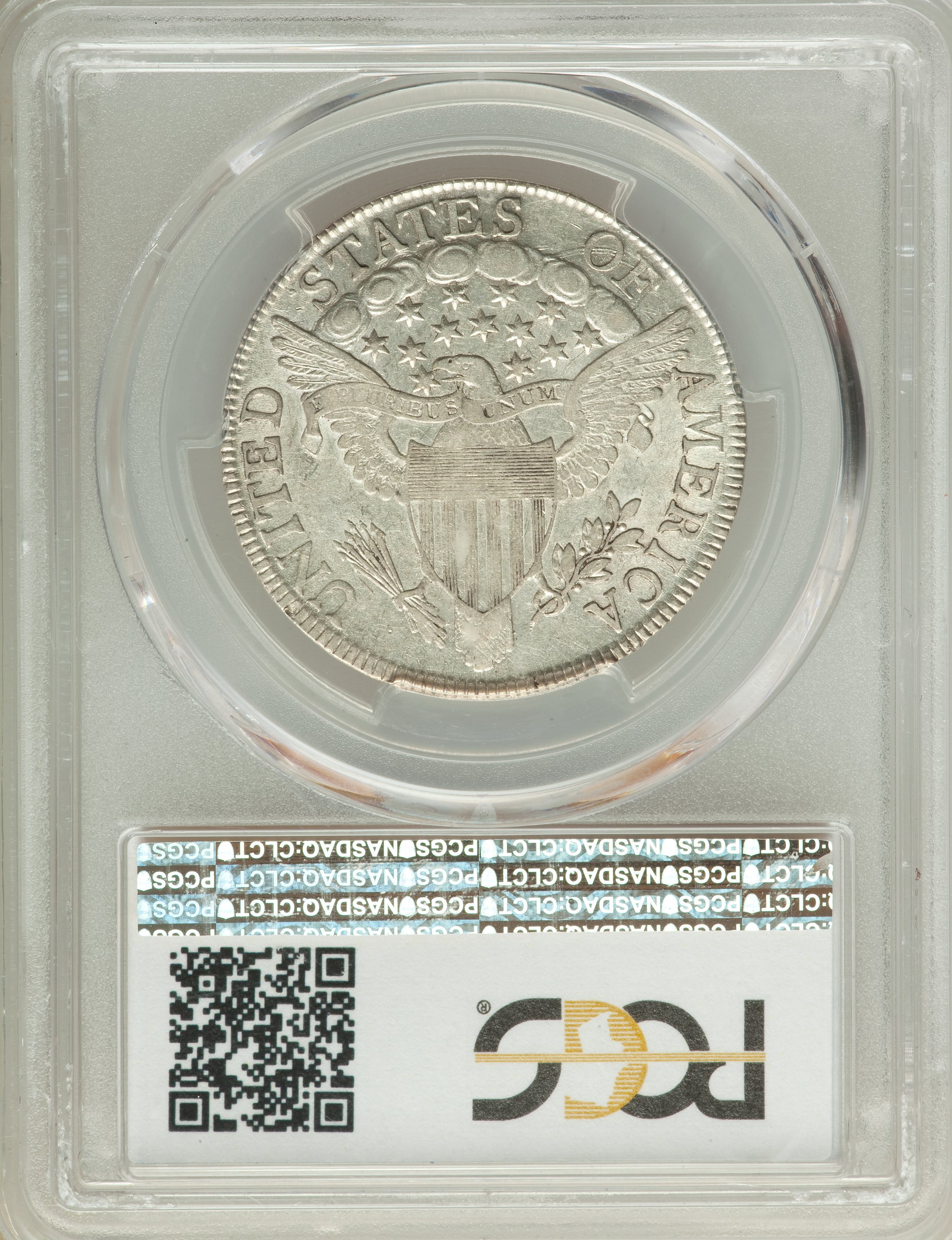 image for: 1807 50C Draped Bust, O-103, T-11, R.3, AU50 PCGS....