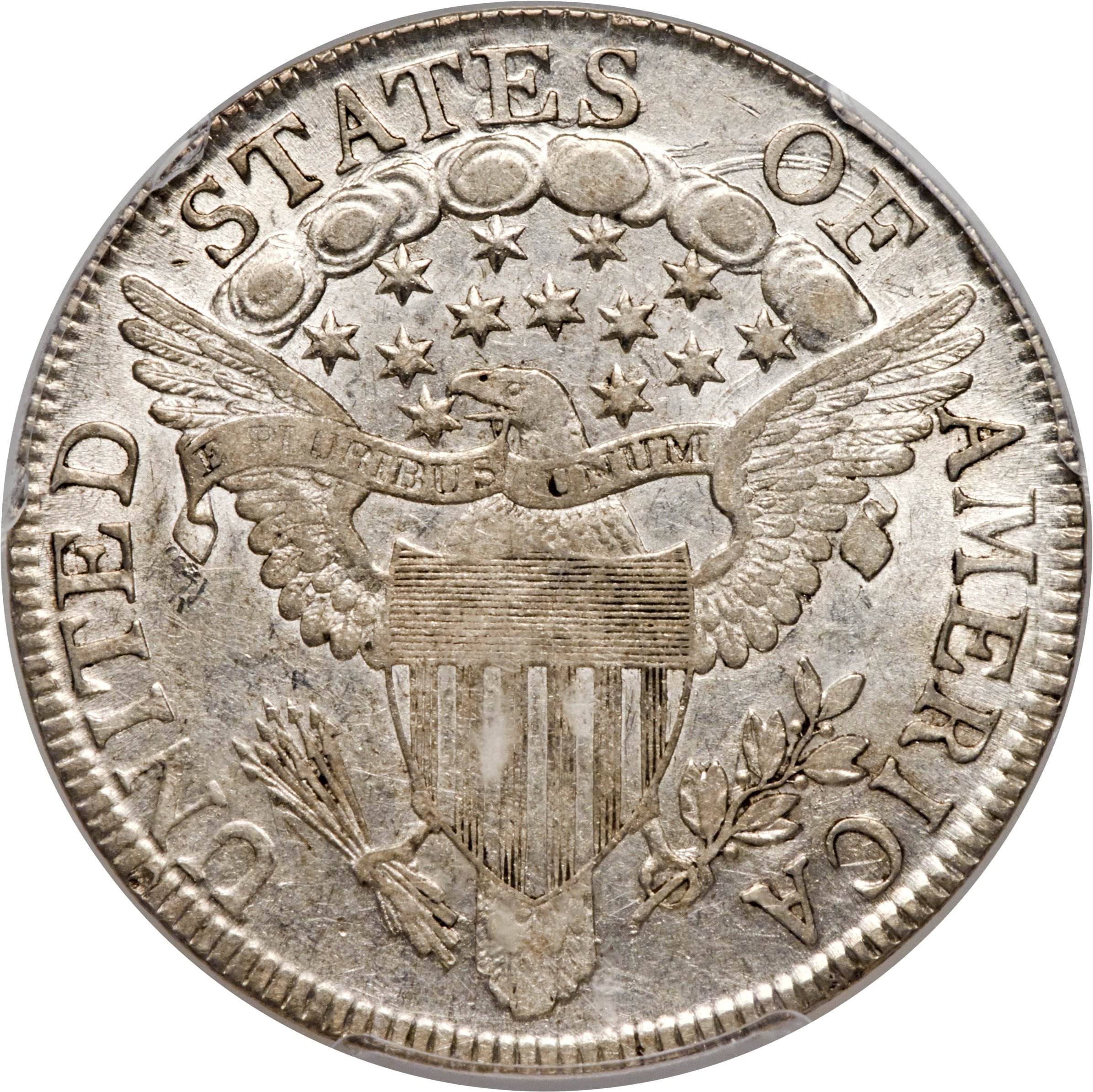 image for: 1807 50C Draped Bust, O-103, T-11, R.3, AU50 PCGS....