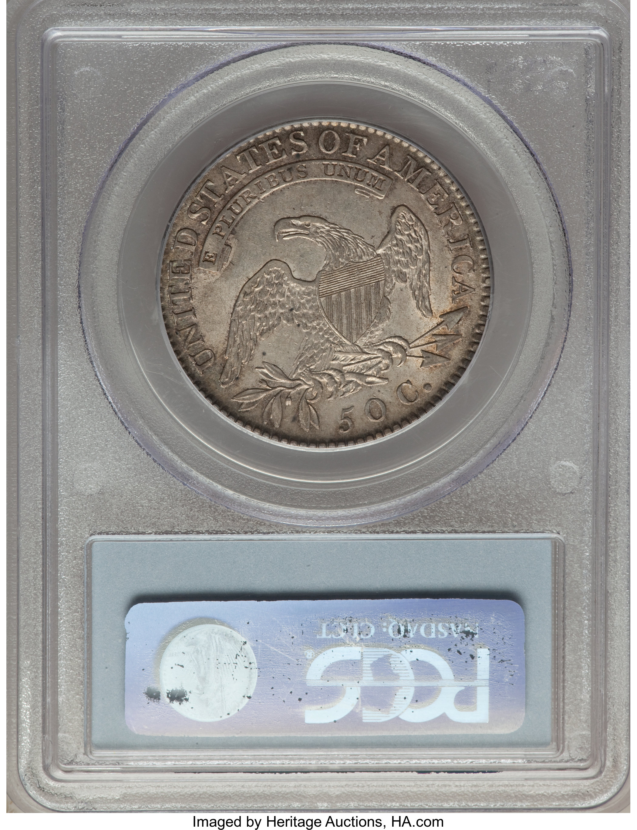 image for: 1818 50C O-109, R.1, AU58 PCGS. CAC....
