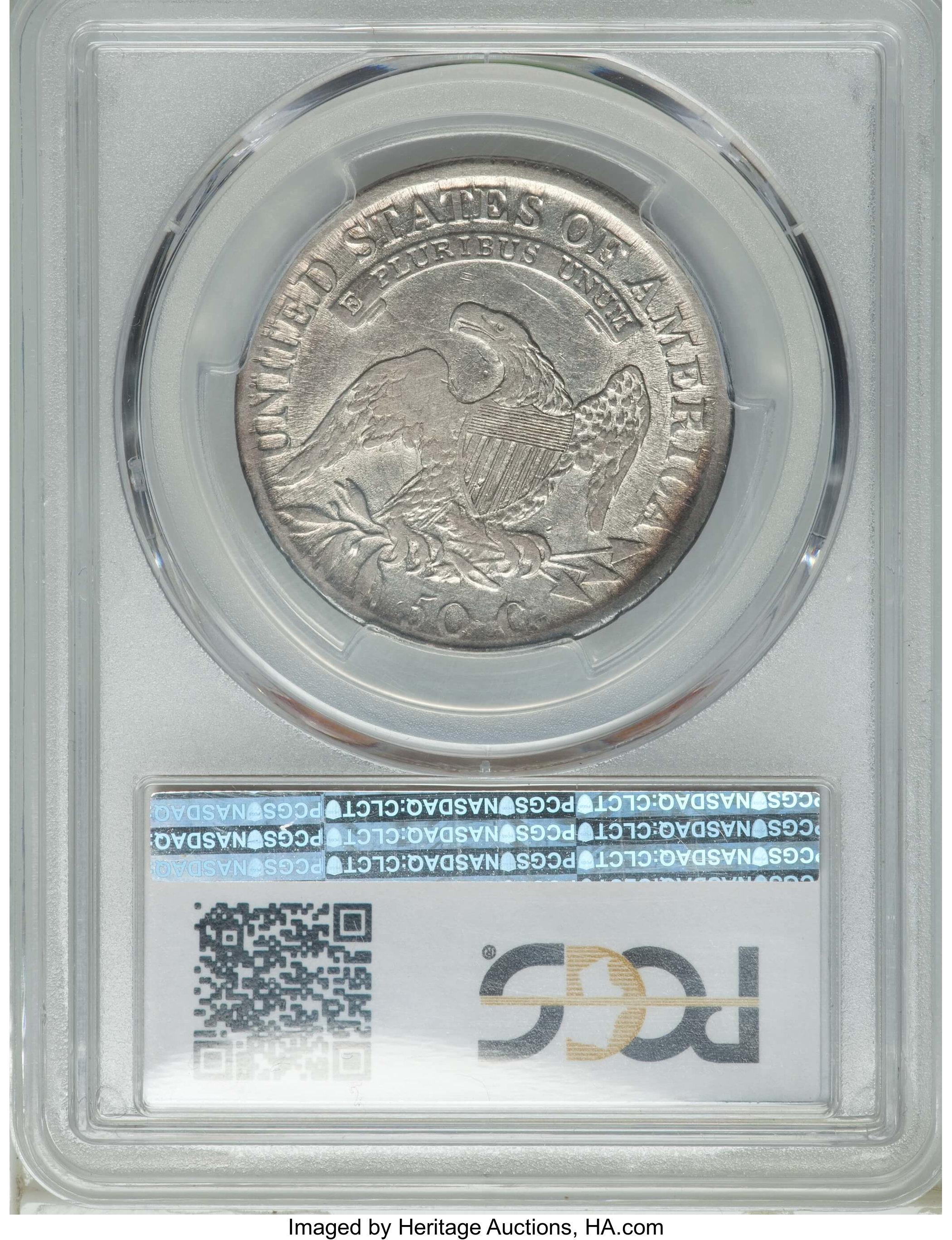 image for: 1811/10 50C O-102, R.4, VF25 PCGS. PCGS Population: (4/14). NGC Census: (0/7).  Mintage 1,203,644. Each From The Loma...