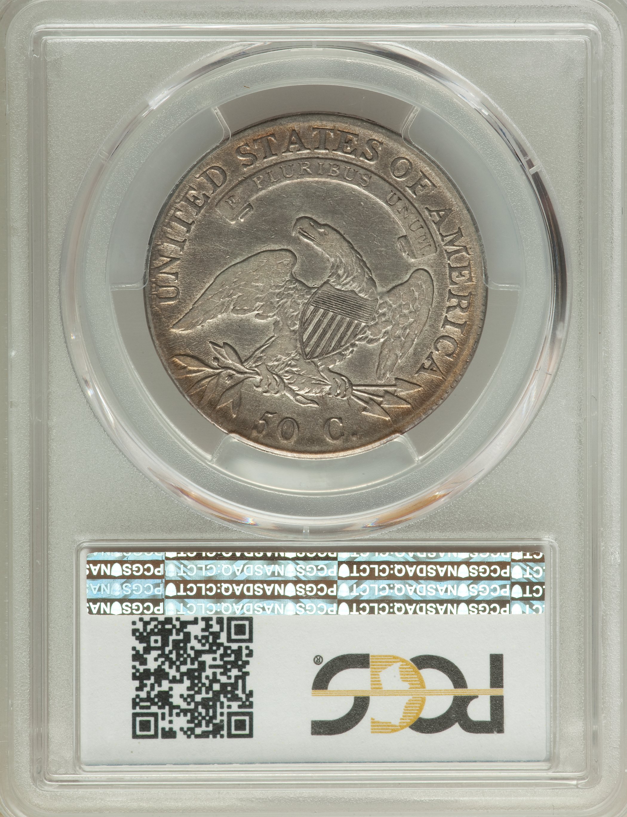 image for: 1808 50C O-107a, R.2, XF40 PCGS. PCGS Population: (3/5). NGC Census: (4/8). XF40. ...