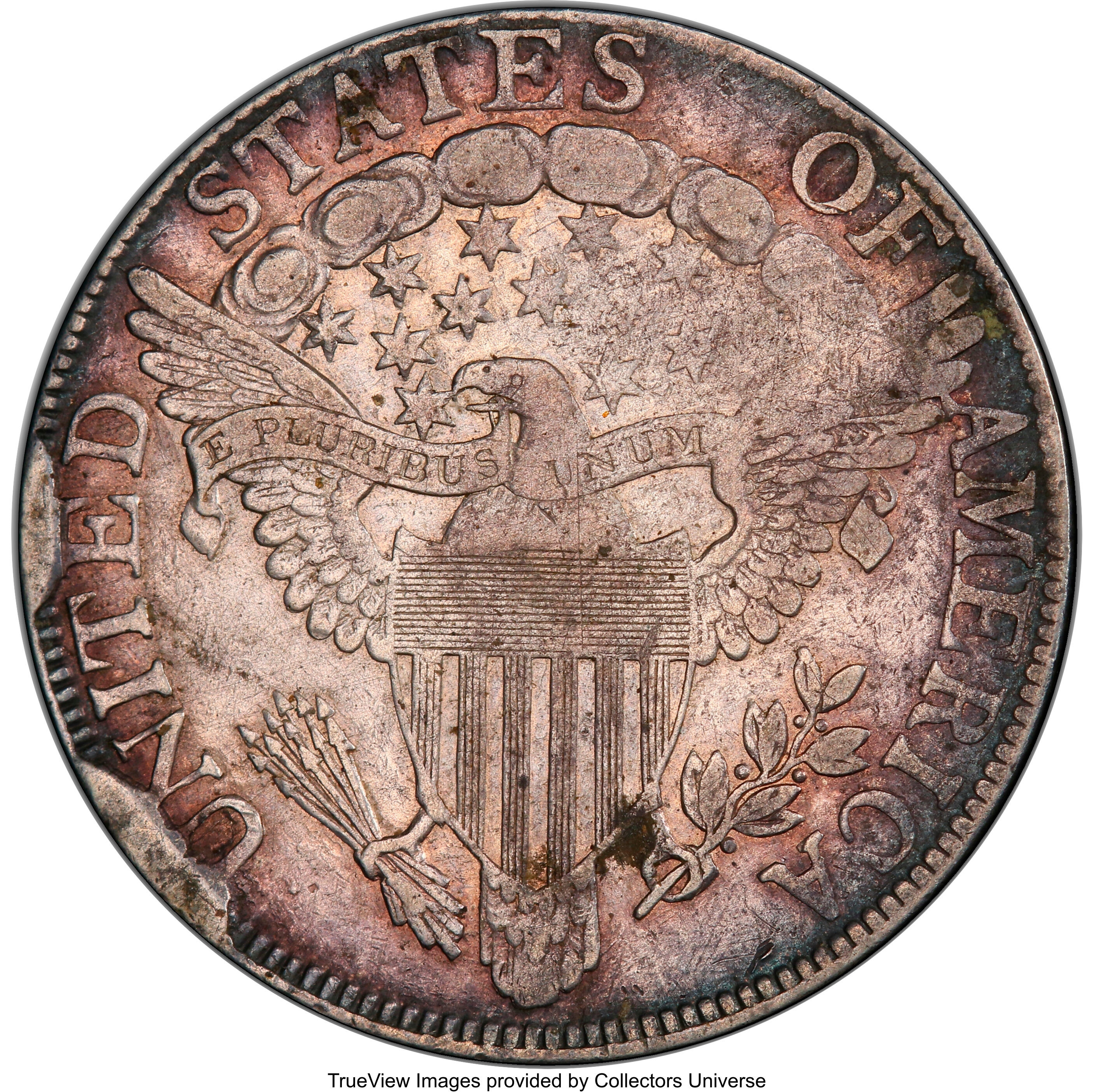 image for: 1806 50C 6 Over Inverted 6, O-111b, T-11, R.7, VF35 PCGS....