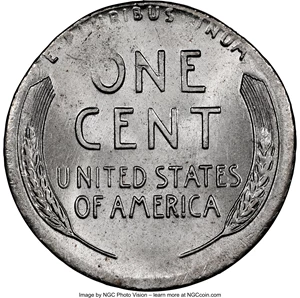 image for: 1958 1C Lincoln Cent -- Struck on 10C Planchet -- MS62 NGC. (2.55 grams)....