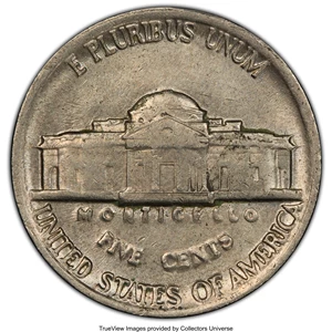 image for: 1984-P 5C Jefferson Nickel -- Cud Due Break Obverse -- AU50 PCGS....