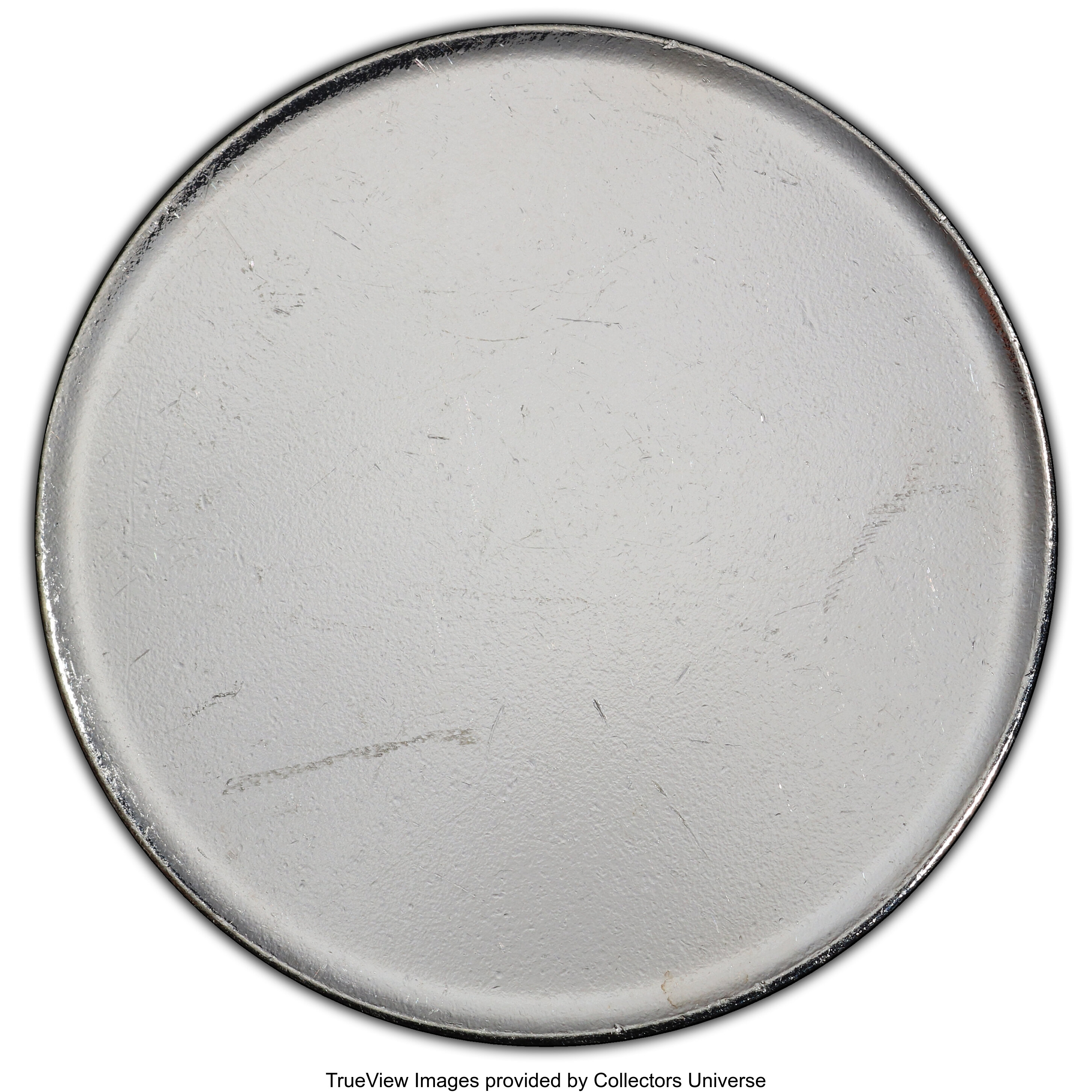 No Date $1 Silver Eagle -- Type Two Blank Planchet -- MS62 PCGS. From the Fred Weinberg Collection. ...