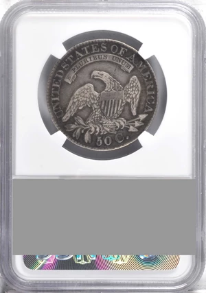 image for: 1827 Capped Bust Half Dollar. O-109. Square Base 2. VF-35 (NGC).
