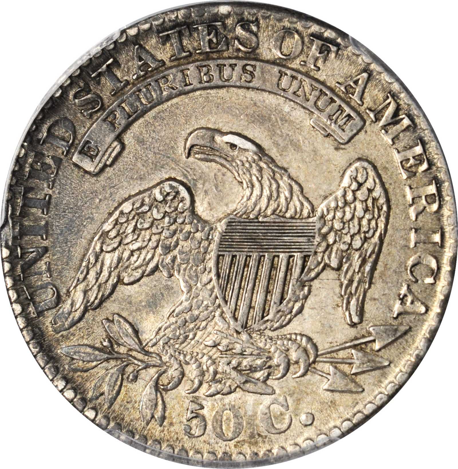 image for: 1832 Capped Bust Half Dollar. O-105. Small Letters. AU-55 (PCGS).
