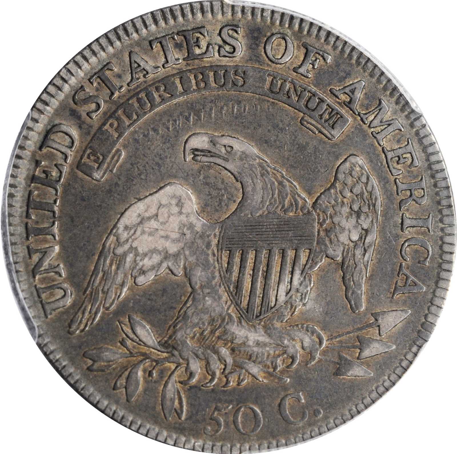 image for: 1809 Capped Bust Half Dollar. O-110. Rarity-4+. XXXX Edge. VF-30 (PCGS). CAC.